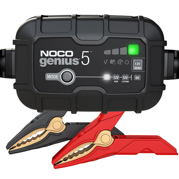 NOCO GENIUS 5 BATTERY CHARGER &amp; MAINTAINER (GENIUS5)