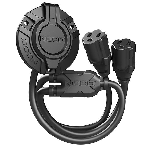 NOCO GCP2 AC PORT PLUG &amp; DUAL 18&quot; EXTENSION CORD (GCP2)