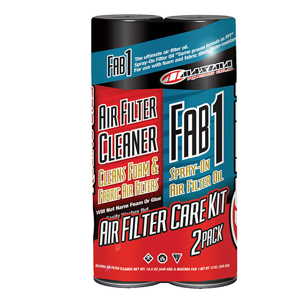 MAXIMA RACING OILS AIR FILTER MAINTENANCE COMBO KIT 2PK PK Of 6 (70-799202-1)