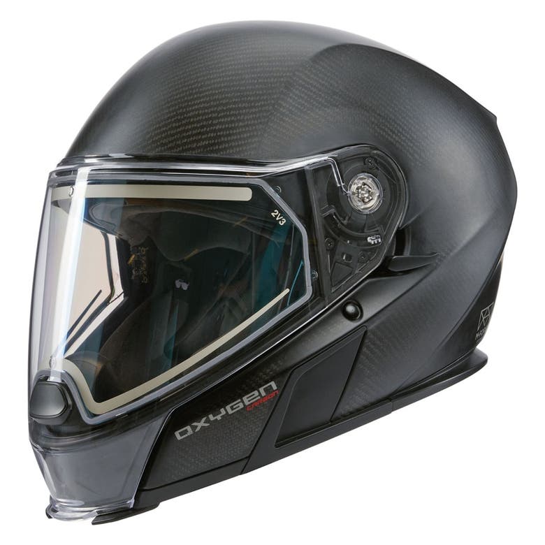 Oxygen Flow Carbon Helmet (DOT)