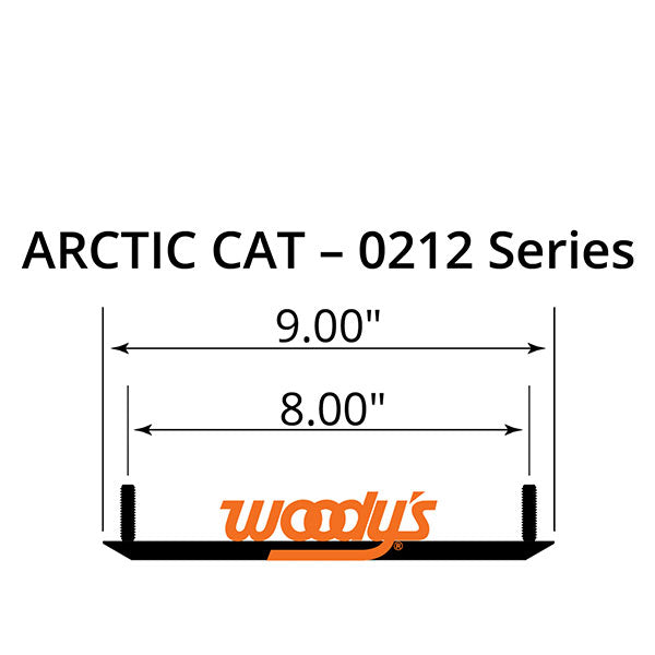 WOODY&#39;S FLAT-TOP EXTENDER TRAIL III 4&quot; CARBIDE RUNNER (EAT3-0212)