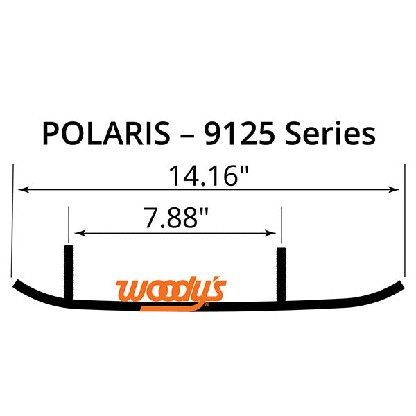 WOODY&#39;S FLAT-TOP EXTENDER TRAIL III 4&quot; CARBIDE RUNNER (EPI3-9125)