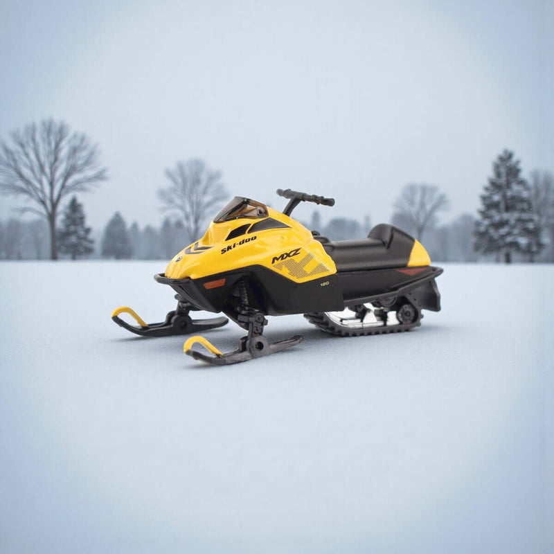 BRP 1:32 Scale Diecast Replica – Ski-Doo MXZ Blizzard + MXZ 120cc