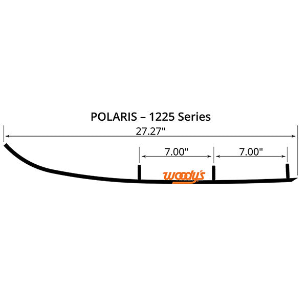 WOODY&#39;S FLAT-TOP TRAIL BLAZER 6&quot; CARBIDE TRAIL RUNNER (TPI4-1225)