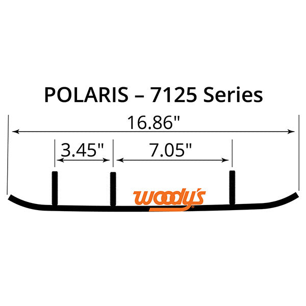 WOODY&#39;S FLAT-TOP TRAIL BLAZER 6&quot; CARBIDE TRAIL RUNNER (TPI4-7125)