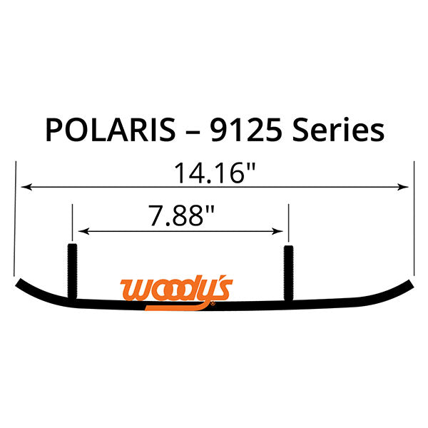 WOODY&#39;S FLAT-TOP TRAIL BLAZER 6&quot; CARBIDE TRAIL RUNNER (TPI4-9125)