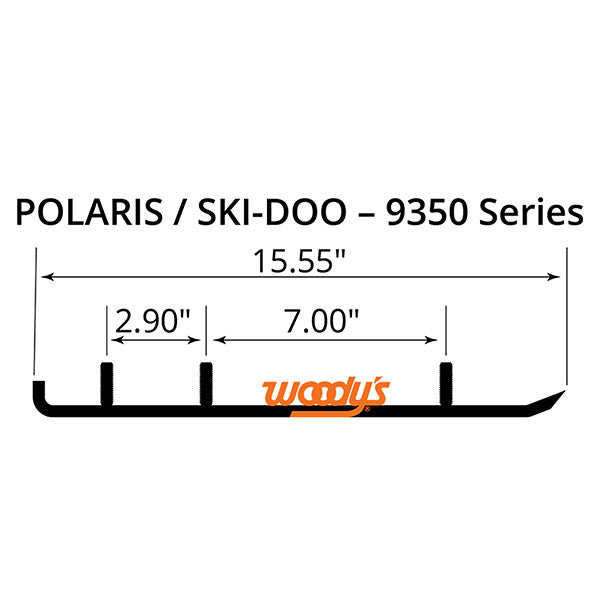 WOODY&#39;S FLAT-TOP TRAIL BLAZER 6&quot; CARBIDE TRAIL RUNNER (TSD4-9350)