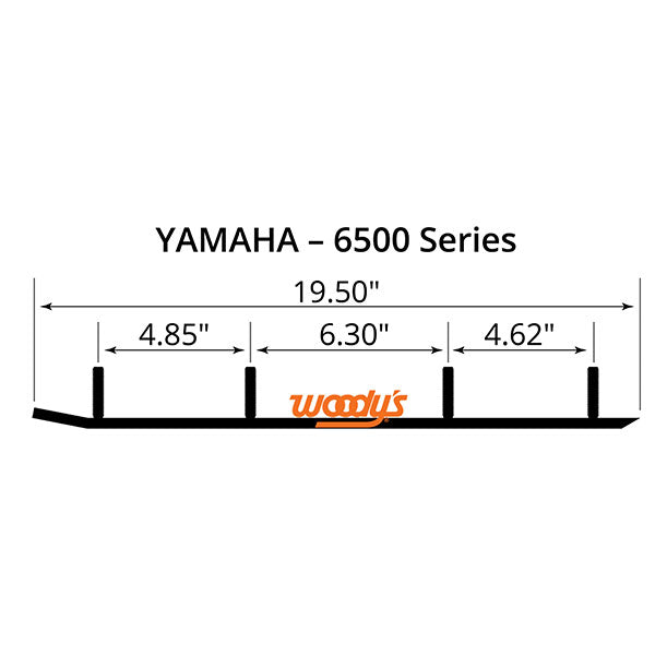 WOODY&#39;S FLAT-TOP TRAIL BLAZER 6&quot; CARBIDE TRAIL RUNNER (TYV4-6500)