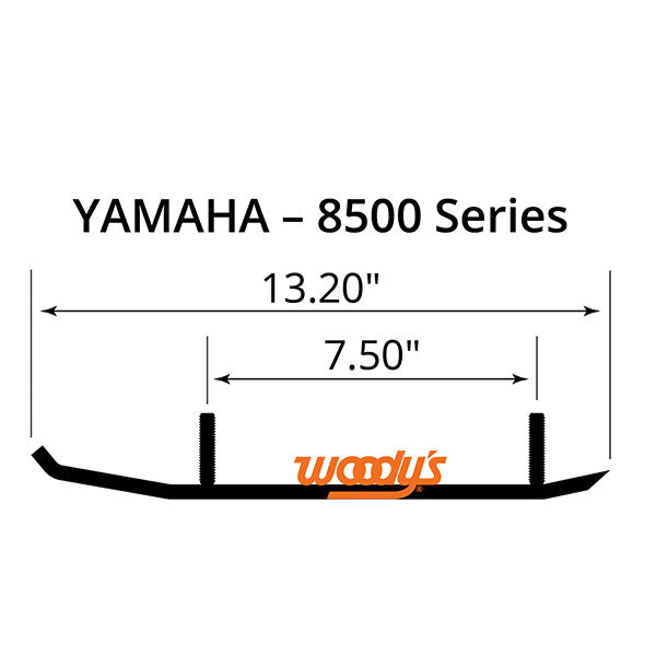 WOODY&#39;S FLAT-TOP TRAIL BLAZER 6&quot; CARBIDE TRAIL RUNNER (TYV4-8500)