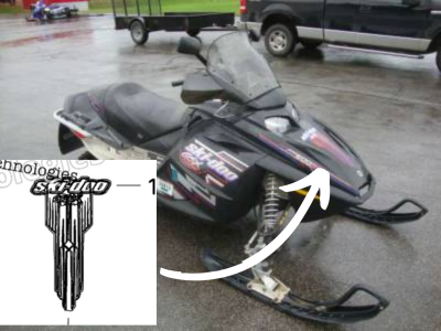 2004 SKI-DOO GSX 600 HO DECALS