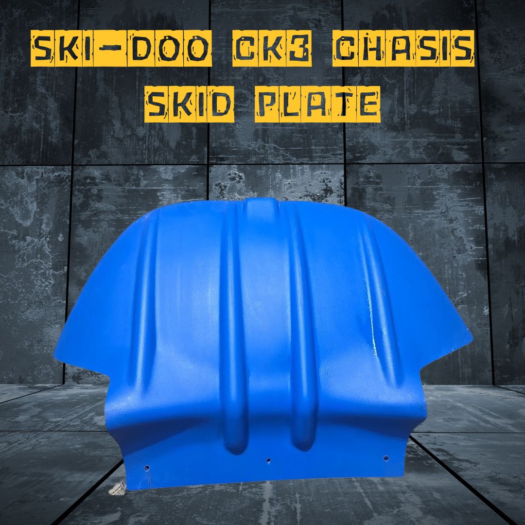 Ski-Doo Skid Plate For CK3 Chassis -Blue