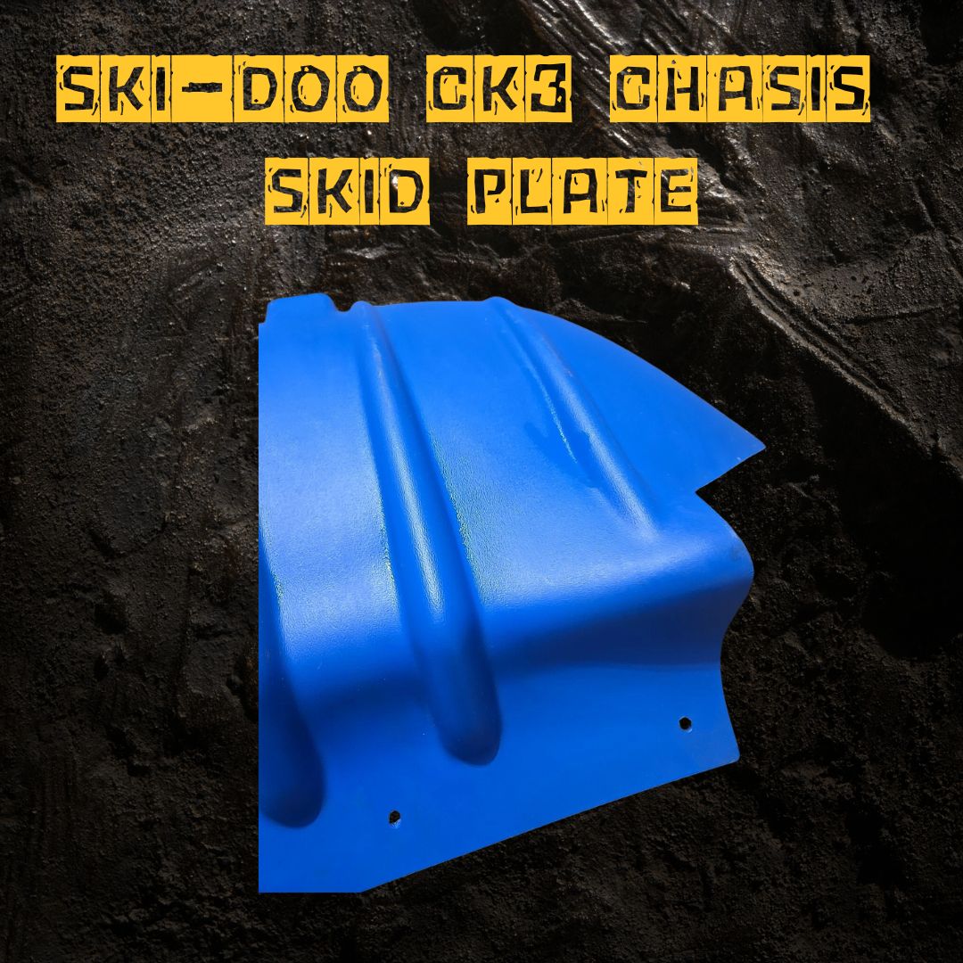 Ski-Doo Skid Plate For CK3 Chassis -Blue