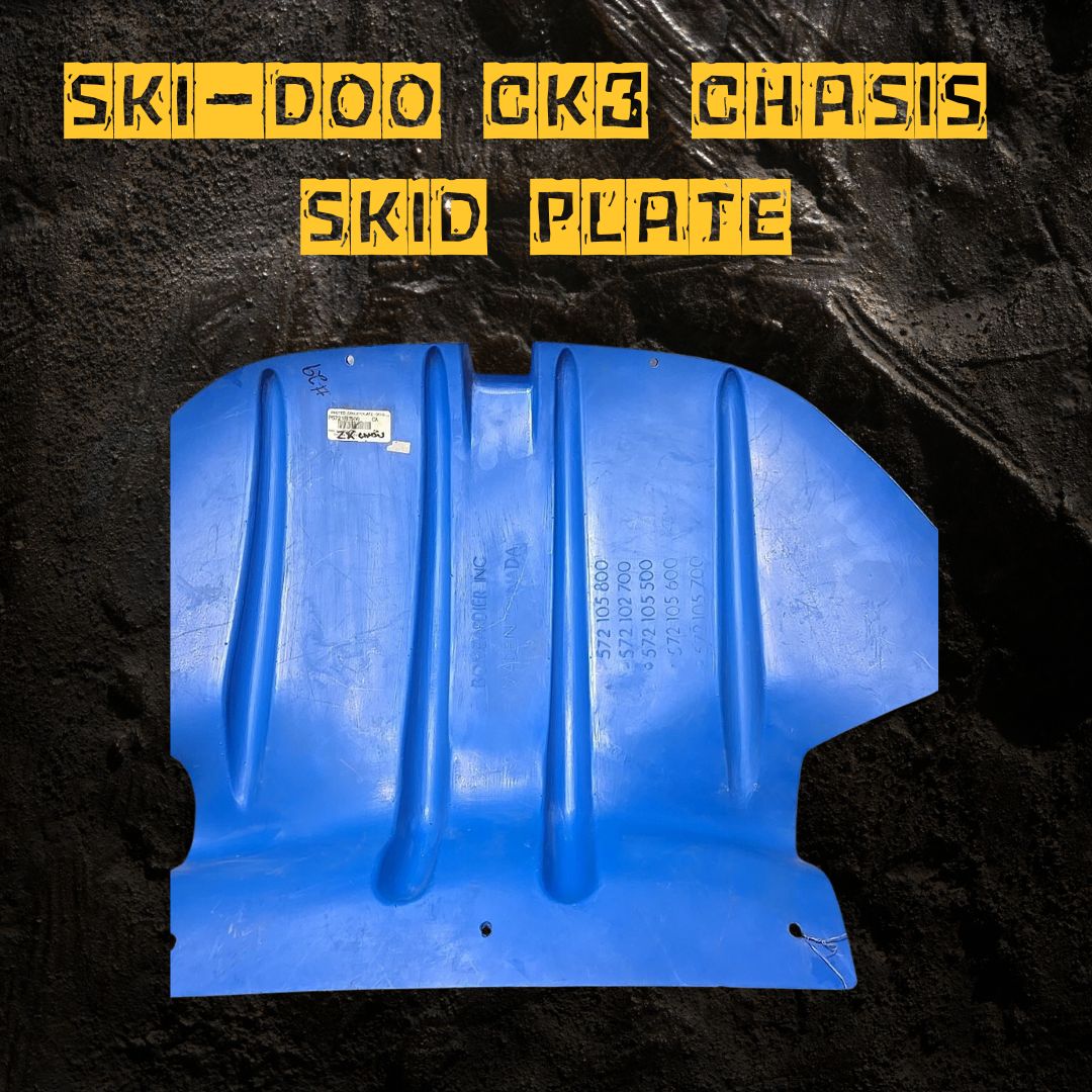 Ski-Doo Skid Plate For CK3 Chassis -Blue