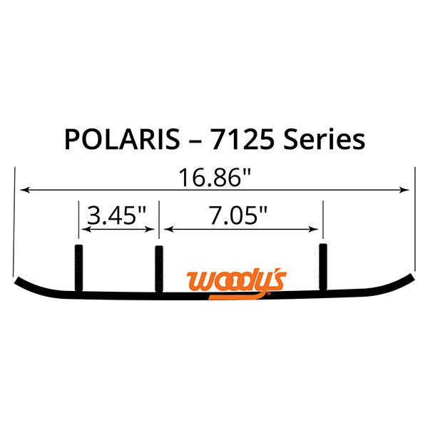WOODY&#39;S FLAT-TOP EXECUTIVE 8&quot; CARBIDE TRAIL RUNNER (WPI-7125)
