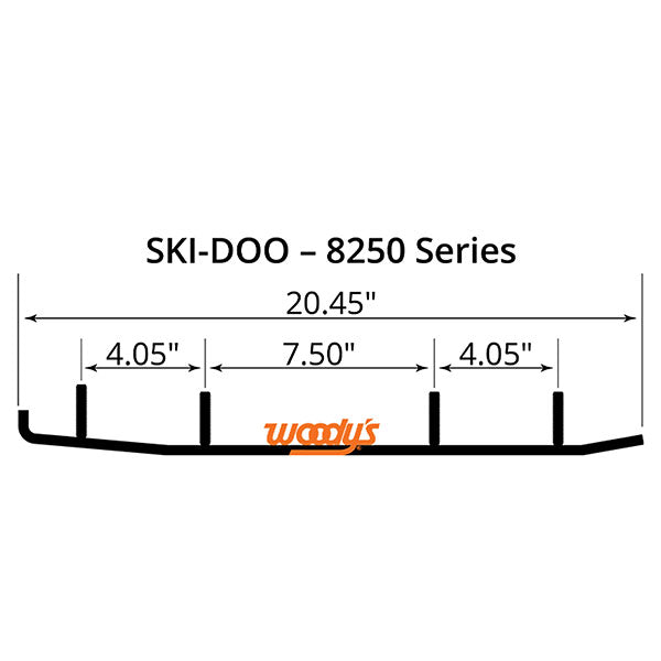 WOODY&#39;S FLAT-TOP EXECUTIVE 8&quot; CARBIDE TRAIL RUNNER (WSD-8250)