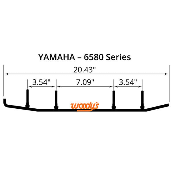 WOODY&#39;S FLAT-TOP EXECUTIVE 8&quot; CARBIDE TRAIL RUNNER (WYV-6580)