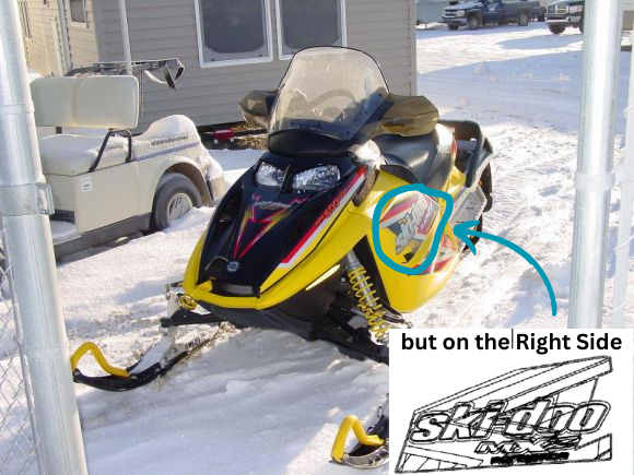 2005 SKI-DOO MX Z 800 HO RENEGADE Decals