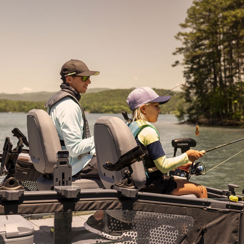 Rail Rod Holder With LinQ Lite for Switch Pontoon Rail Rod Holder With LinQ Lite for Switch Pontoon