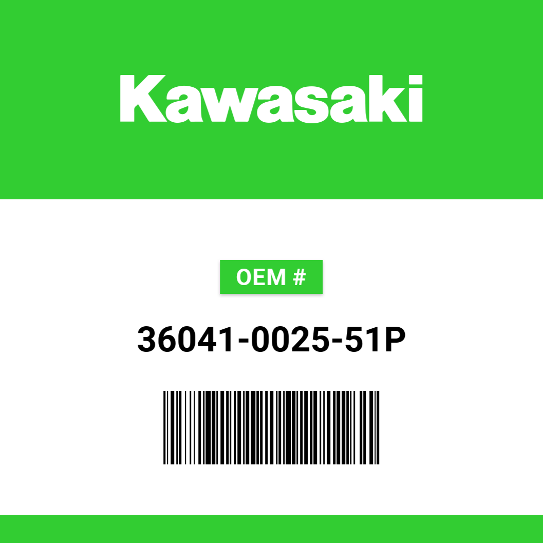 Kawasaki Cover-Tail Left Hand C. Lime Green
