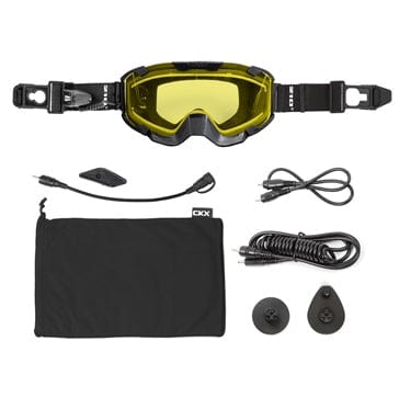 CKX Isolated Electric 210° Goggles for Trail Matte Black