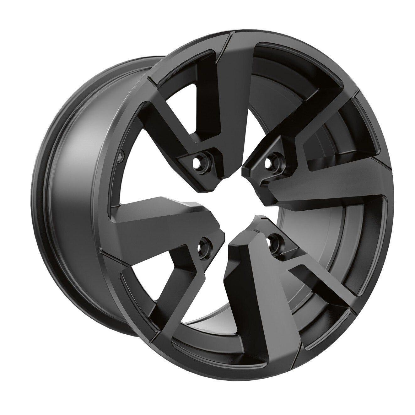 14" Rim - Rear / Black and machined