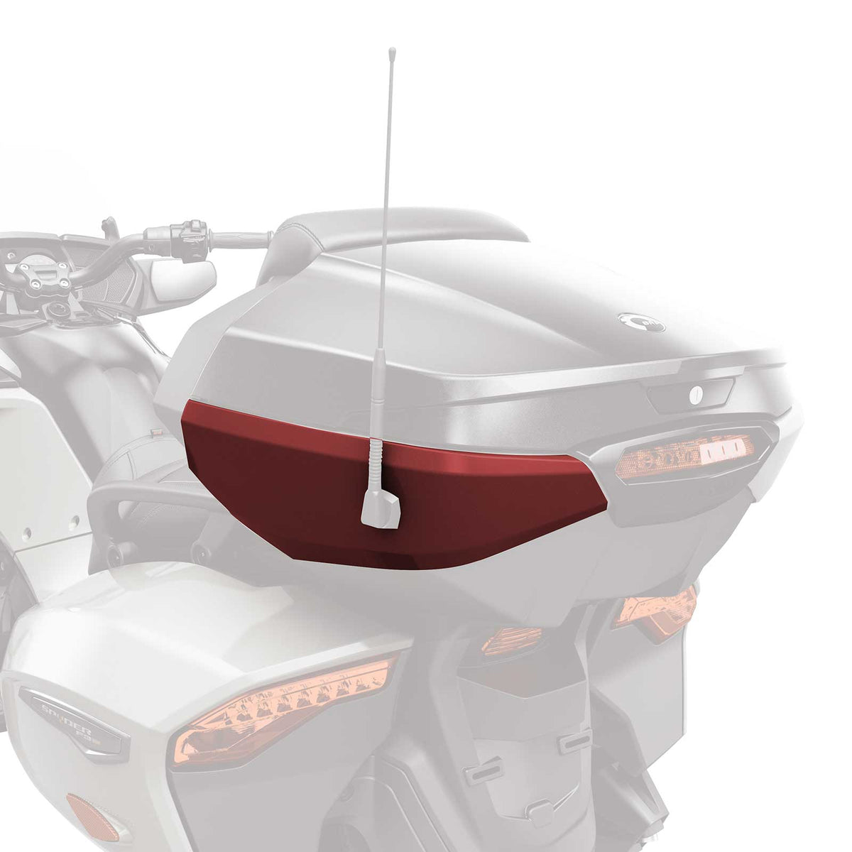 Top Case Panel Kit / Intense Pearl Red