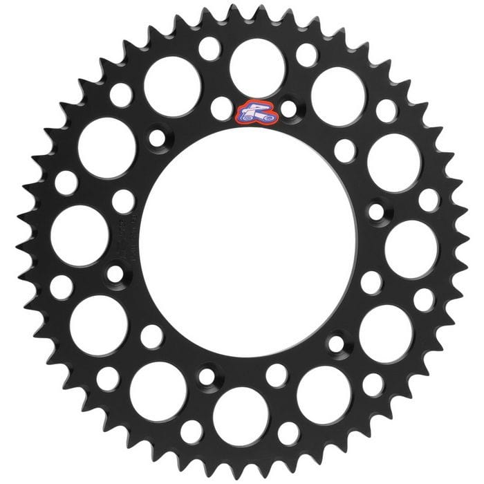 Renthal 520 Ultralight Rear Sprocket Black - 52T - 224U-520-52GPBK