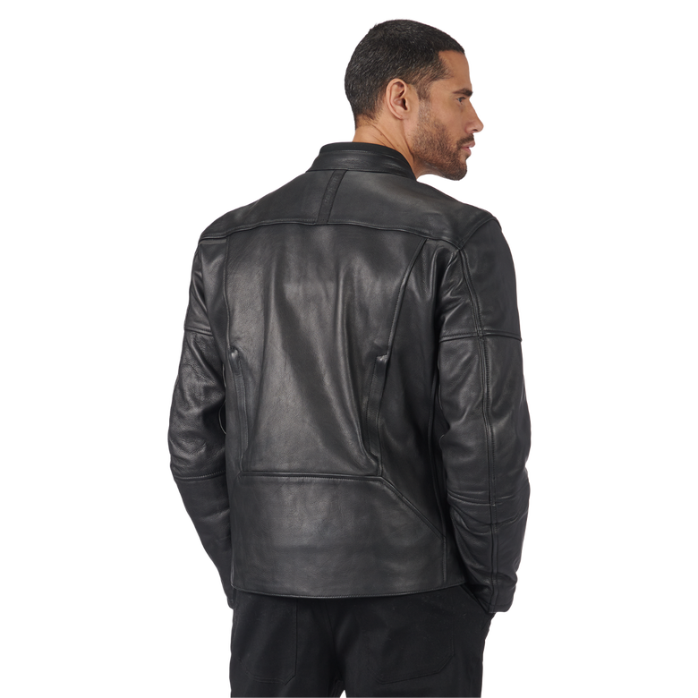 Men&#39;s Brode Leather Jacket