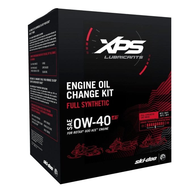 4T 0W-40 Synthetic Oil Change Kit for Rotax 600 ACE engine