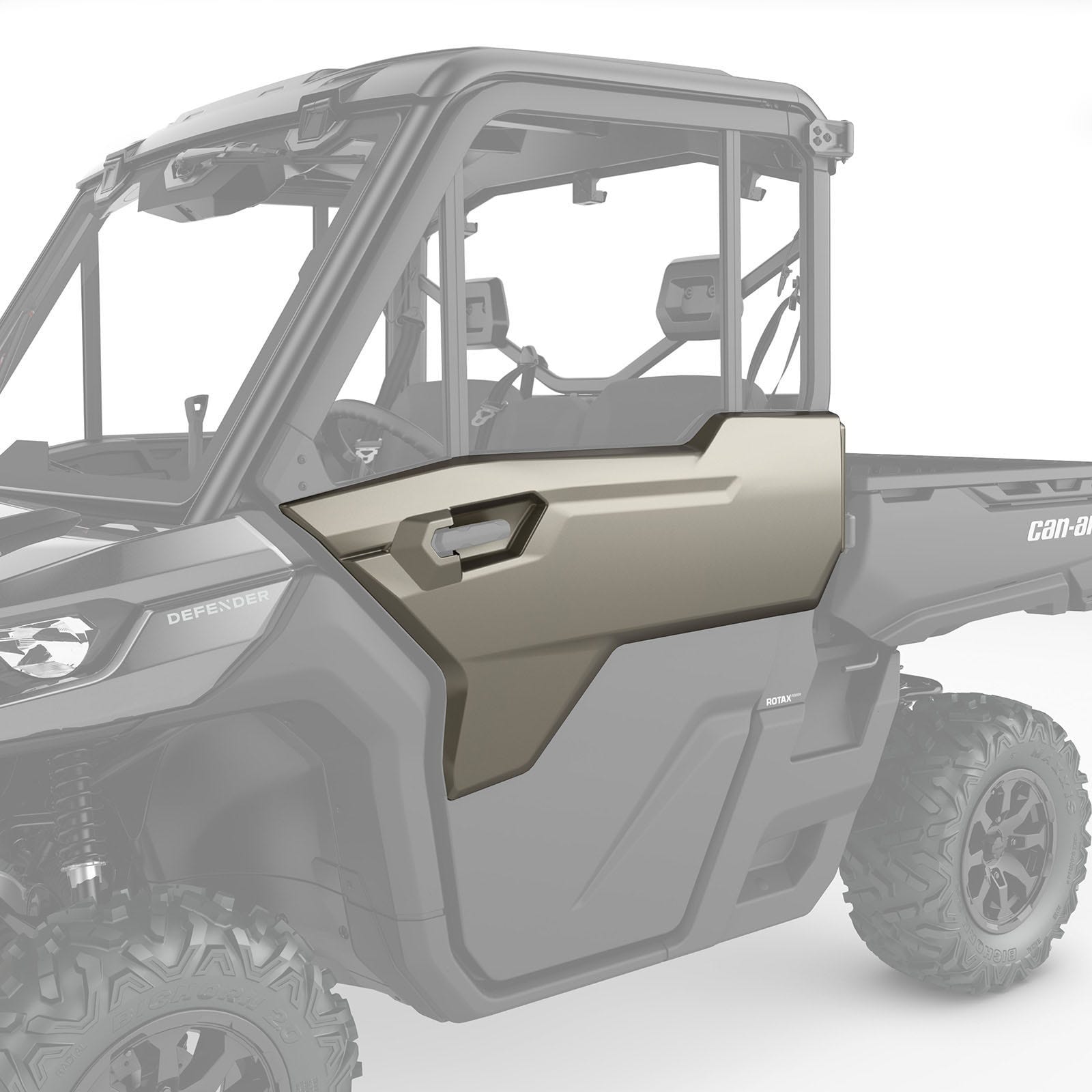 Front Left Door Trim / Liquid Titanium