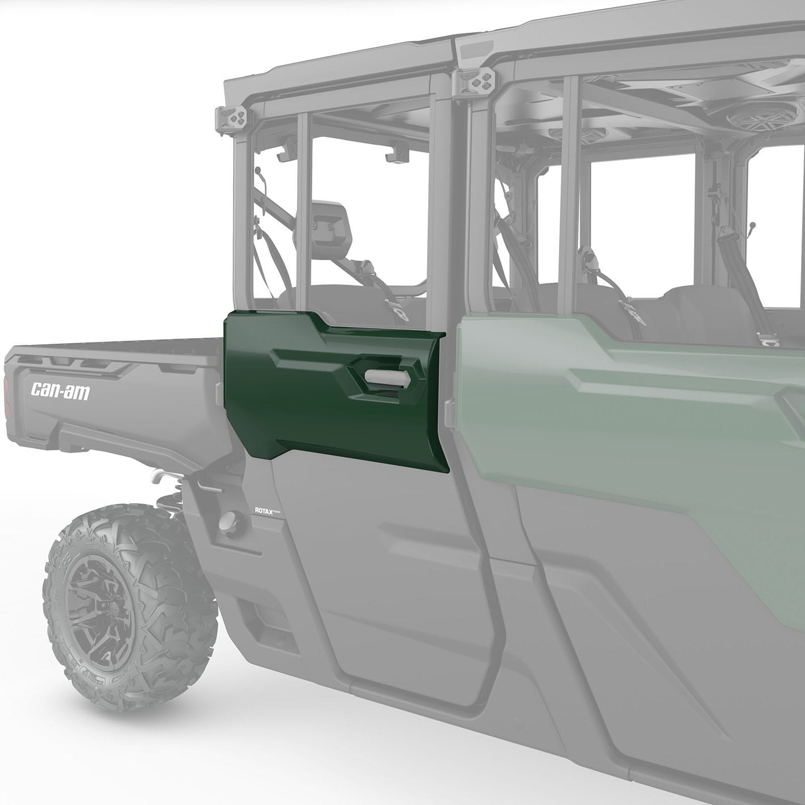 Rear Right Door Trim / Tundra Green