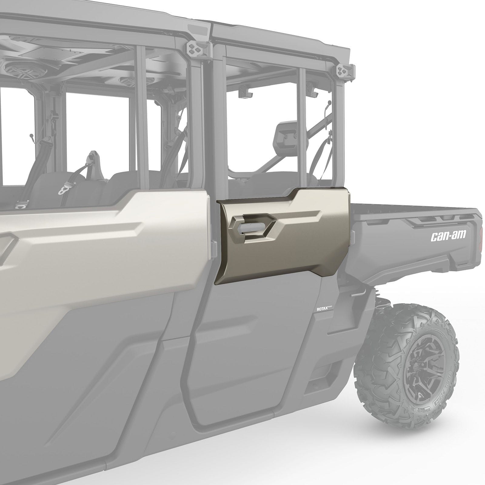 Rear Left Door Trim / Liquid Titanium