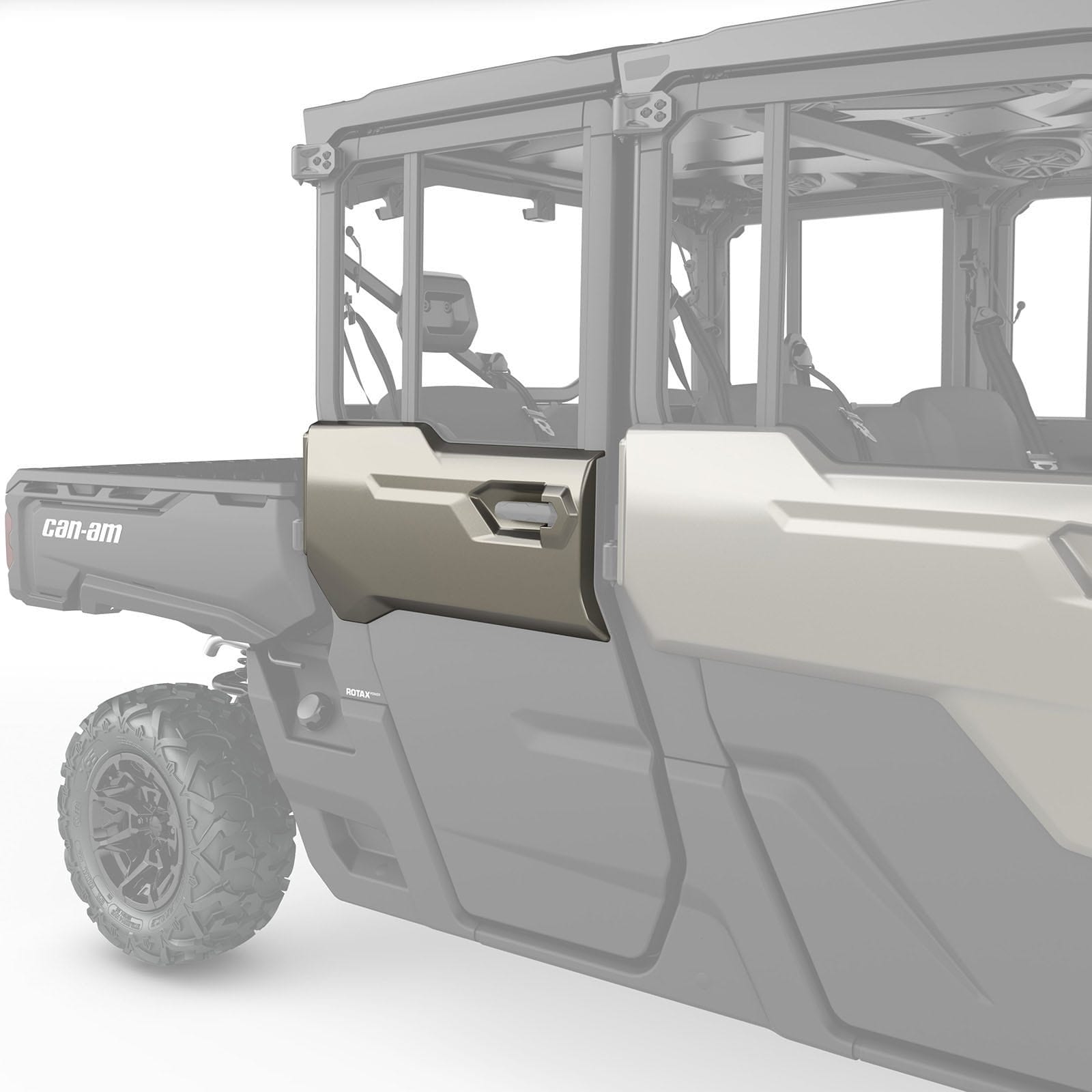 Rear Right Door Trim / Liquid Titanium