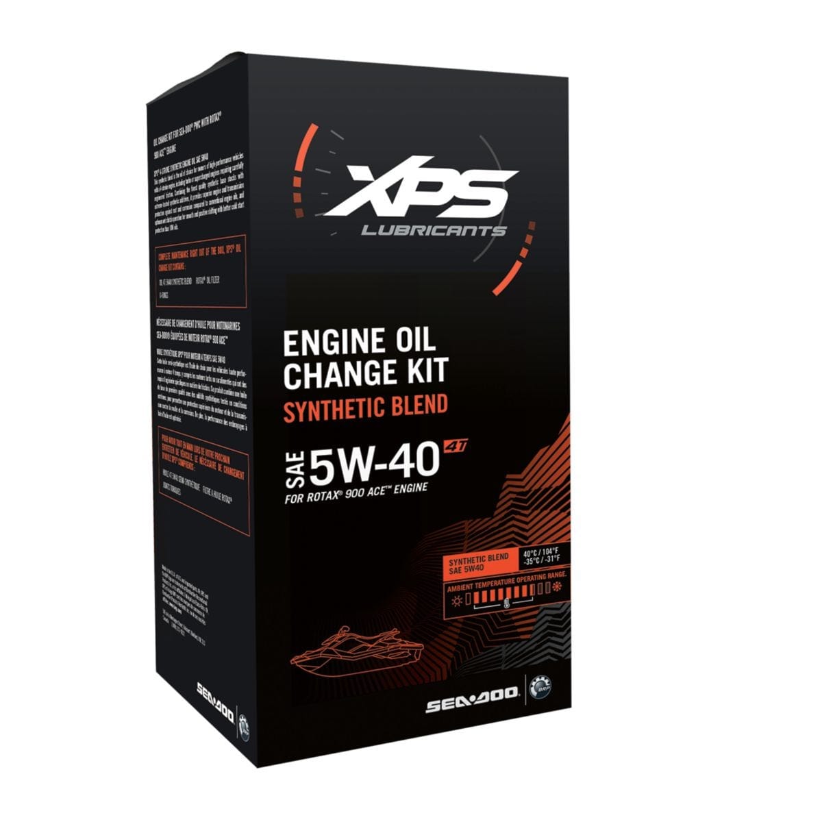 4T 5W-40 Synthetic Blend Oil Change Kit for Rotax 900 ACE engine