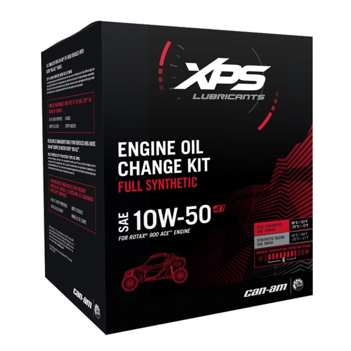 4T 10W-50 Synthetic Oil Change Kit for Rotax 900 ACE engine