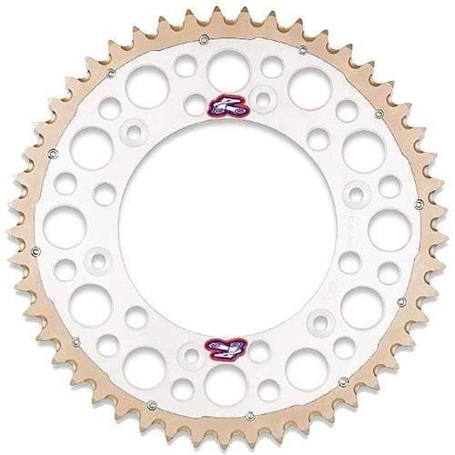 Renthal 520 Twinring Heavy Duty Rear Sprocket Silver - 50T - 2240-520-50GPSI