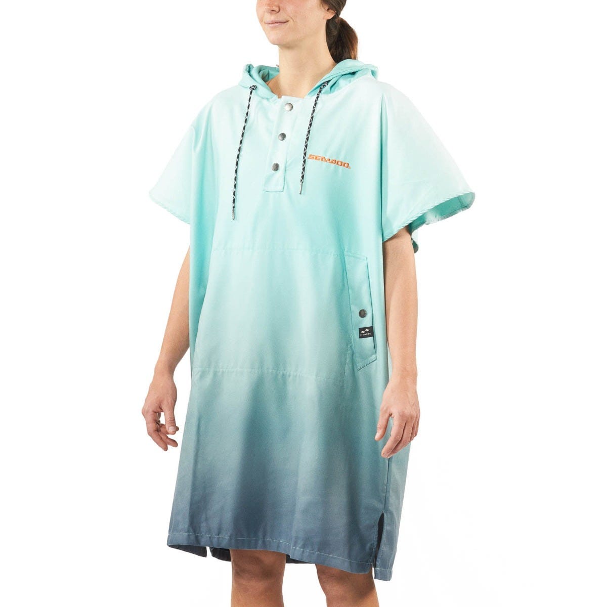 Sea-Doo Quick-Dry Changing Poncho by Slowtide / Turquoise / S/M