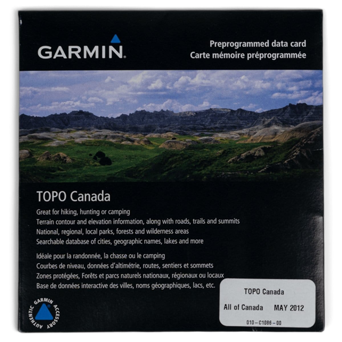 Canadian Map for Garmin MONTANA† 680T GPS