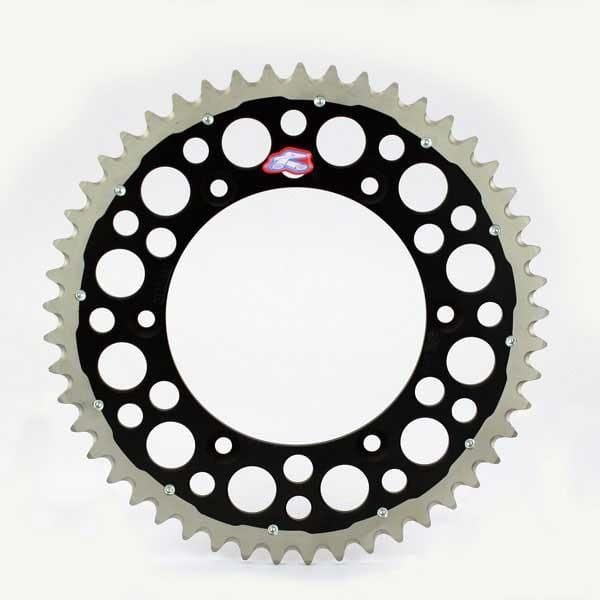 Renthal 520 Twinring Heavy Duty Rear Sprocket Black - 51T - 1540-520-51GPBK