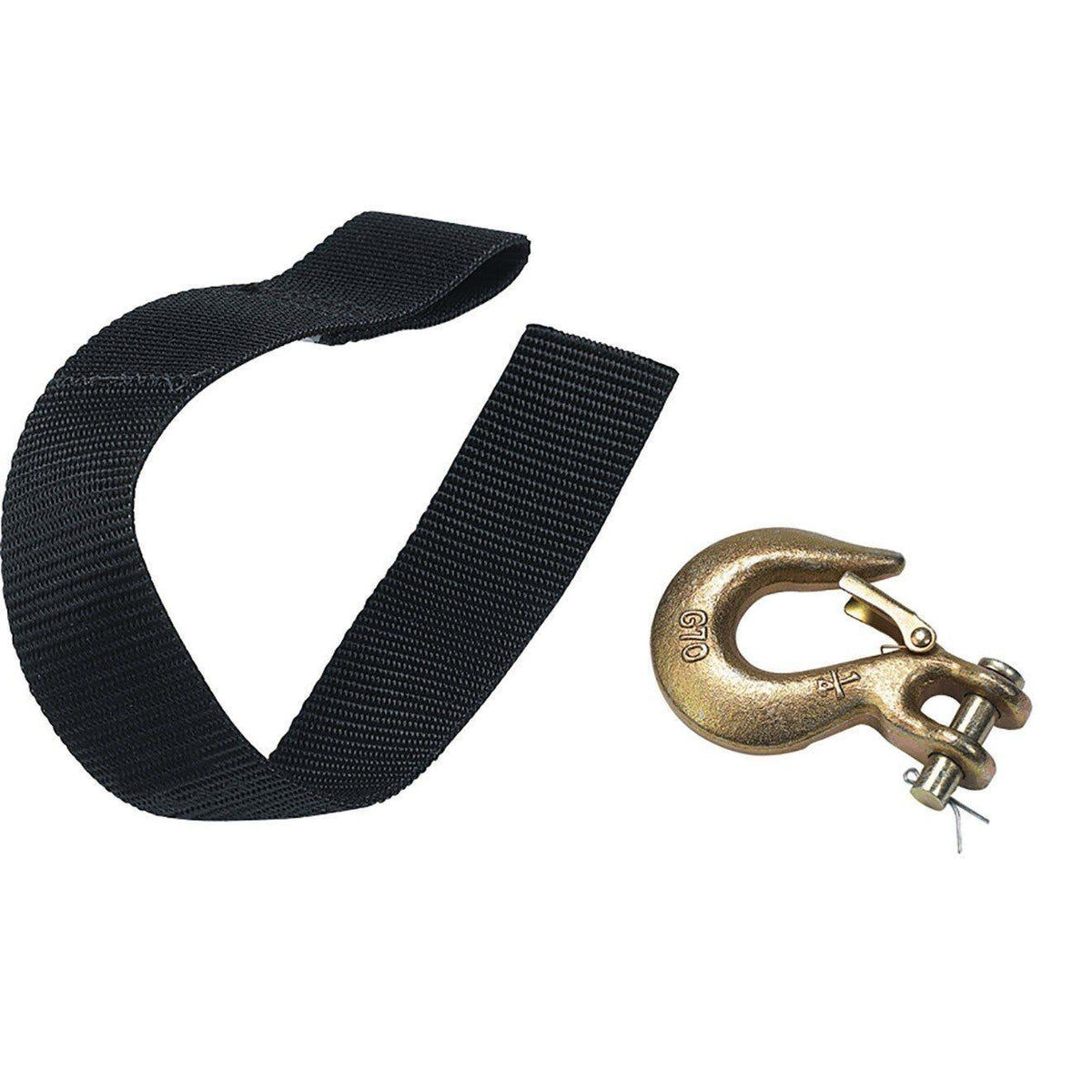 Hook with Safety Latch &amp; Strap Kit