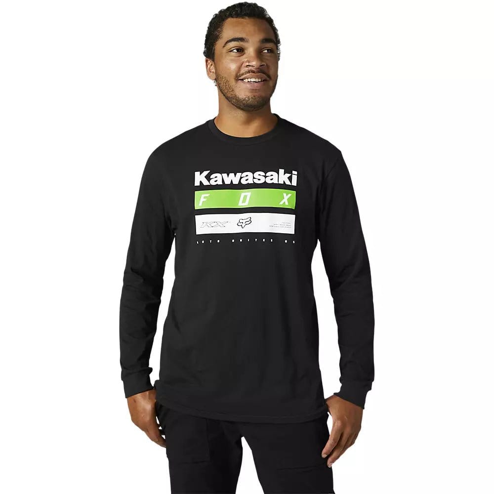 Kawasaki Stripes Long Sleeve Premium Tee